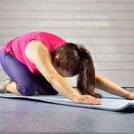 Women stretching in Pilates studio