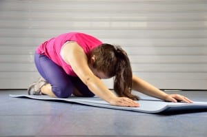 Women stretching in Pilates studio