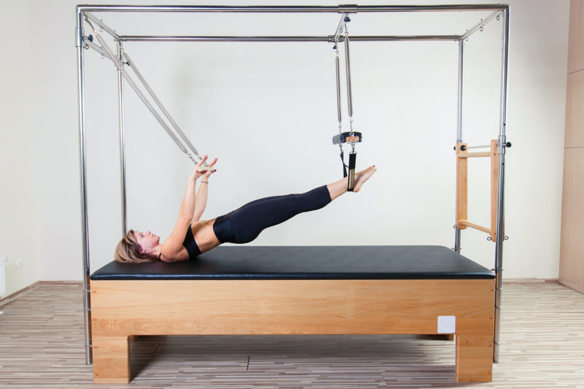 The cadillac machine challenges the body's balance and